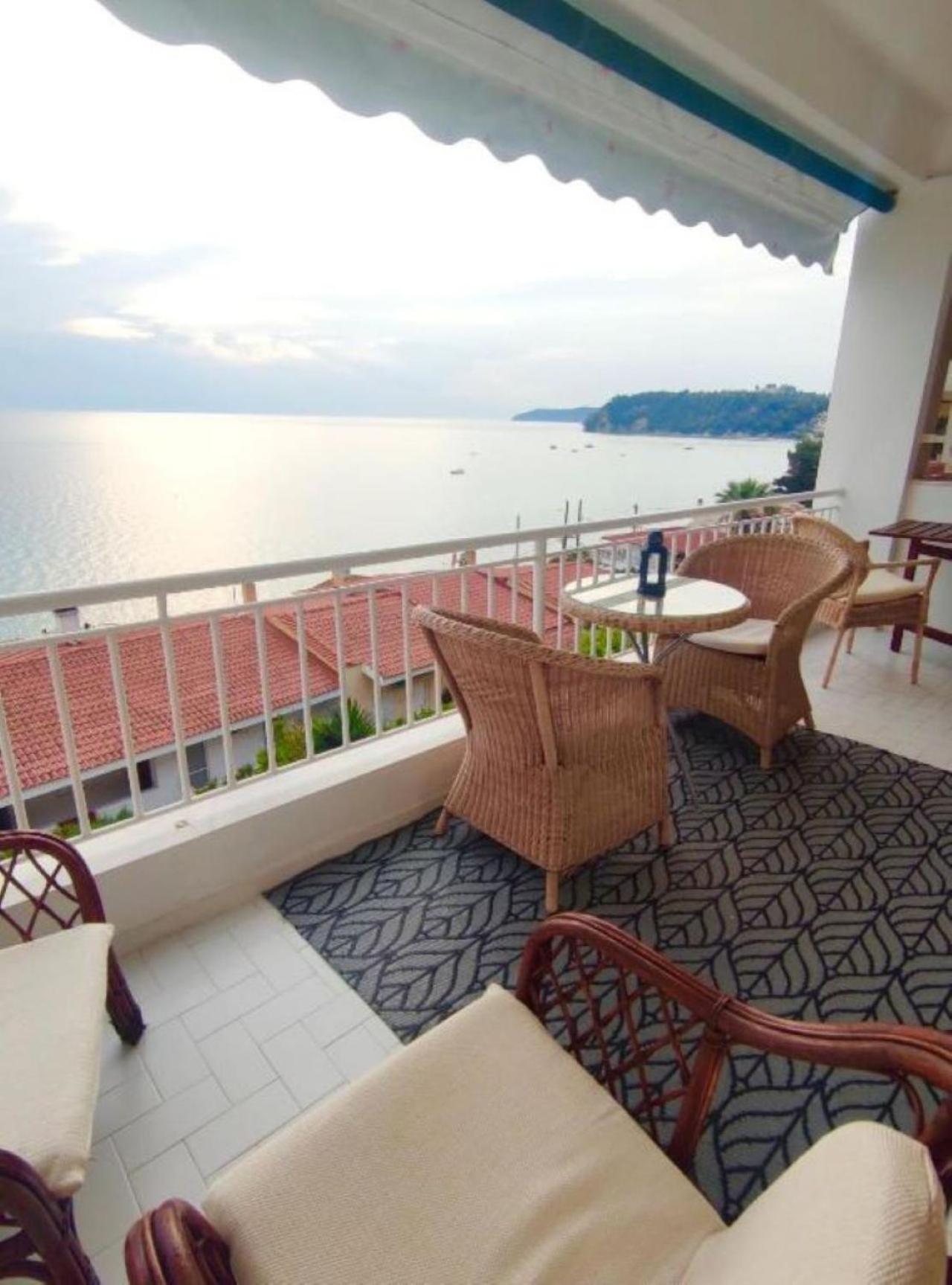 Cozy Seaview Apartment Siviri Exteriér fotografie